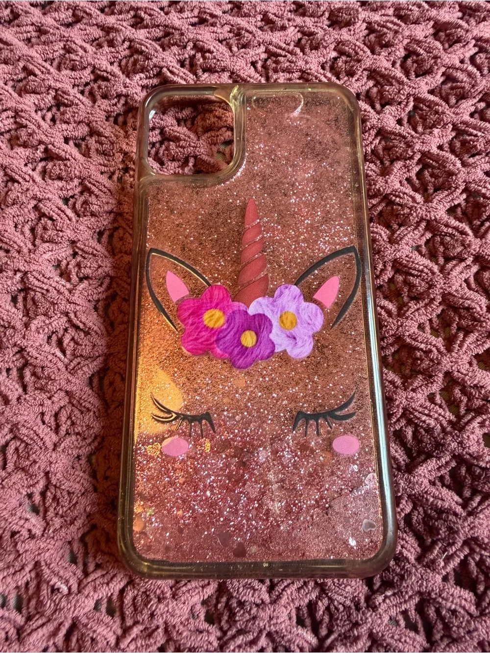 Glittery Unicorn iPhone 11 Pro Max Case